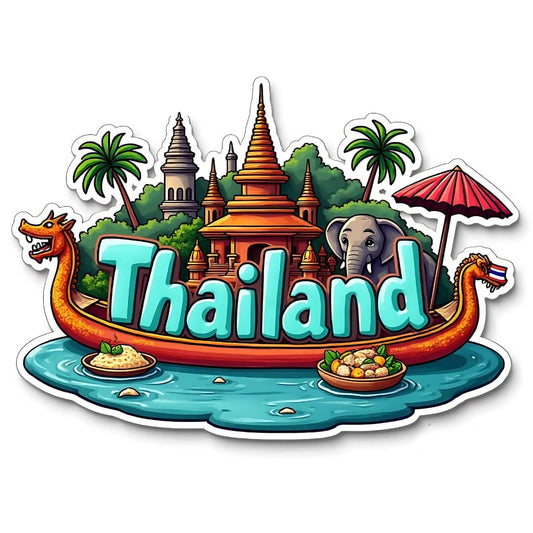 Zesta Thailand wooden fridge magnet - image 1