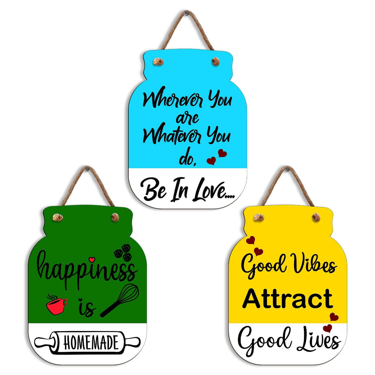 Zesta Jar Design 1 MDF wooden wall hanging - image 1