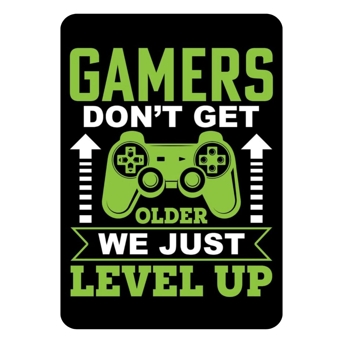 Zesta Gamer self-adhesive MDF wooden wall hanging - image 1