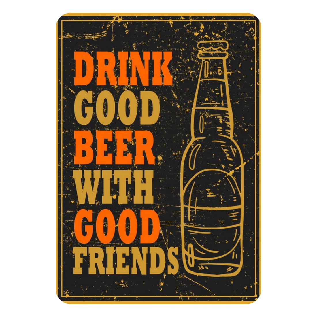 Zesta Drink Good self-adhesive MDF wooden wall hanging - image 1