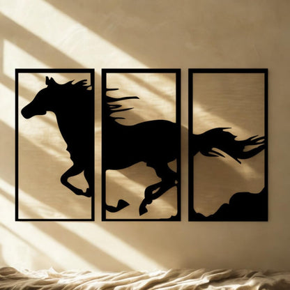 Zesta Horse MDF wooden wall hanging - image 1