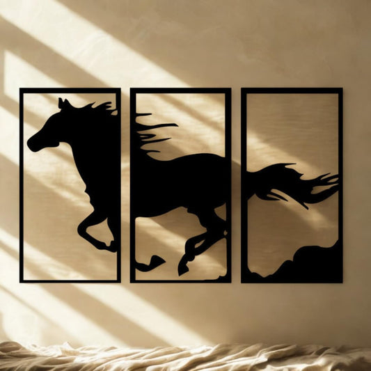 Zesta Horse MDF wooden wall hanging - image 1