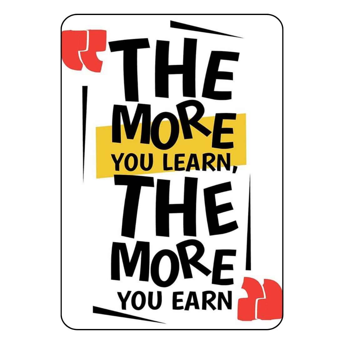 Zesta Learn and Earn self-adhesive MDF wooden wall hanging - image 1