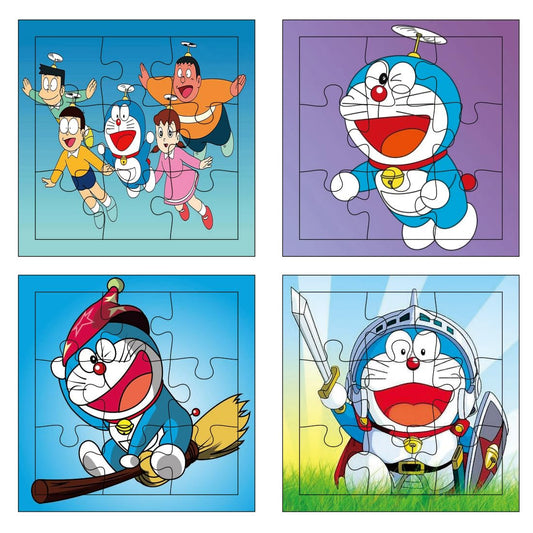 Otidge Doraemon wooden jigsaw puzzles, pack of 4 - image 1