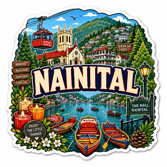 Zesta Nainital wooden fridge magnet - image 1