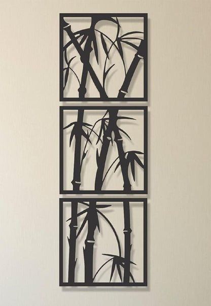 Zesta Bamboo MDF wooden wall hanging - image 1