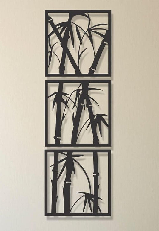 Zesta Bamboo MDF wooden wall hanging - image 1
