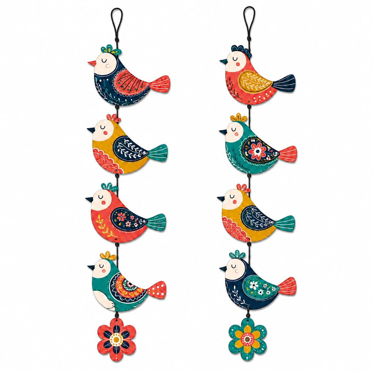 Zesta Birds Toran – 1 MDF wooden wall hanging - image 1