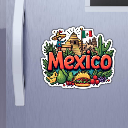 Zesta Mexico wooden fridge magnet - image 2