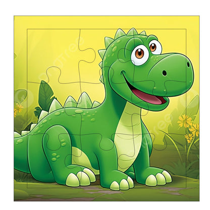 Otidge Dinosaurs wooden jigsaw puzzles, pack of 4 - image 2