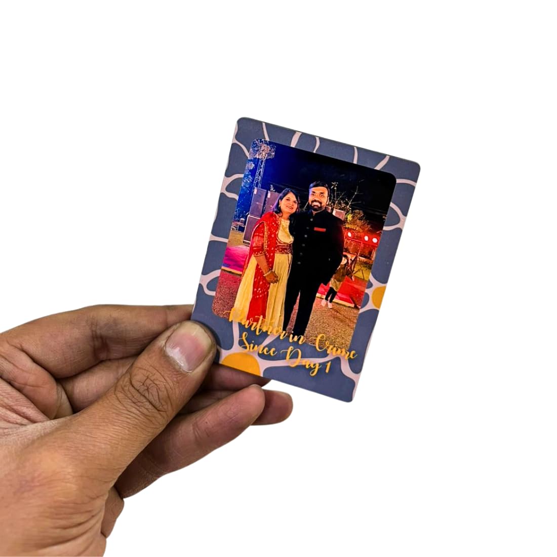 Zesta Partners in Crime personalised photo fridge magnet - image 2
