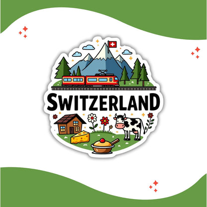 Zesta Switzerland wooden fridge magnet - image 2