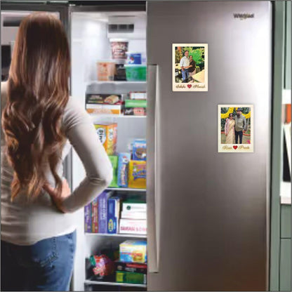 Zesta Wooden personalised photo fridge magnet - image 2
