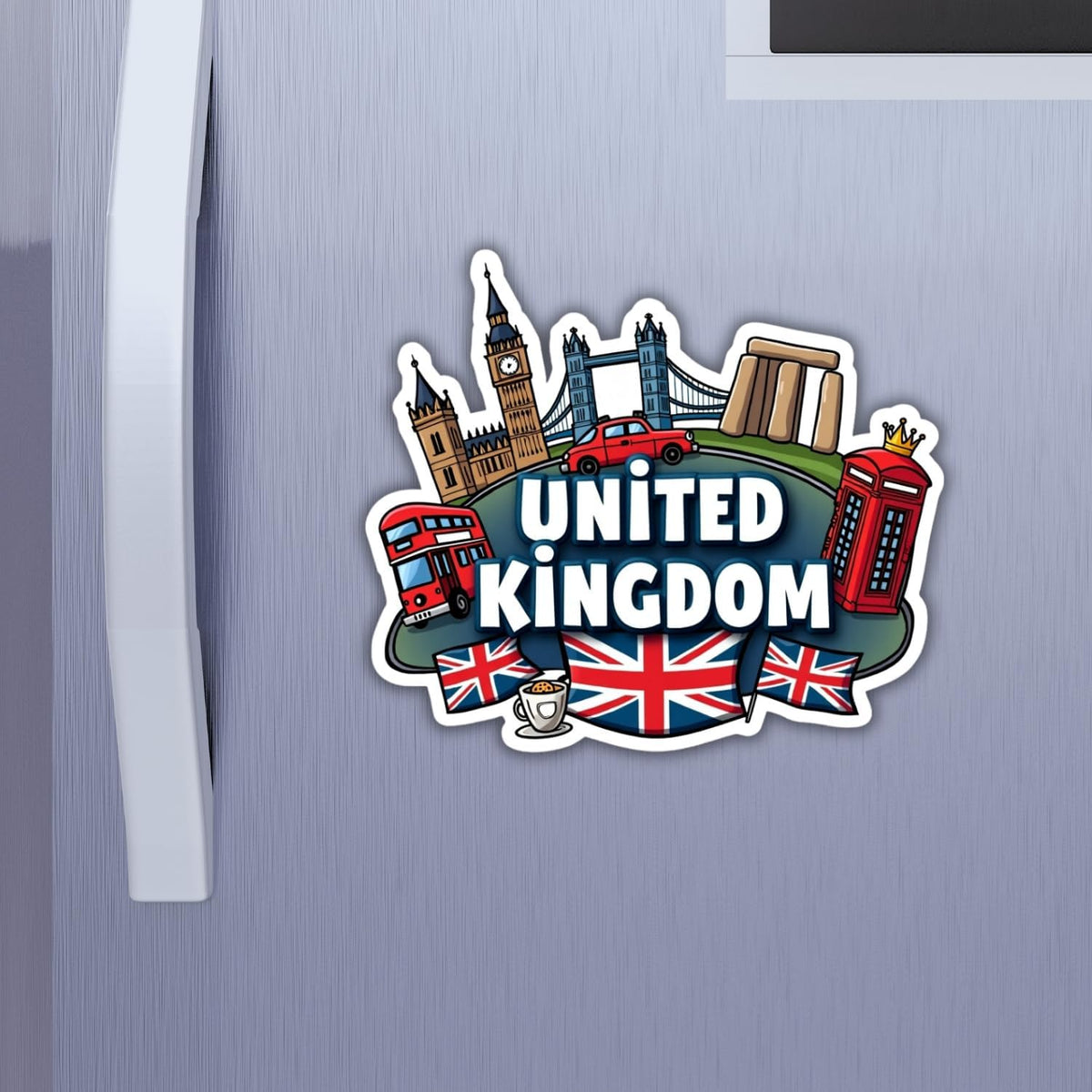 Zesta United Kingdom wooden fridge magnet - image 2