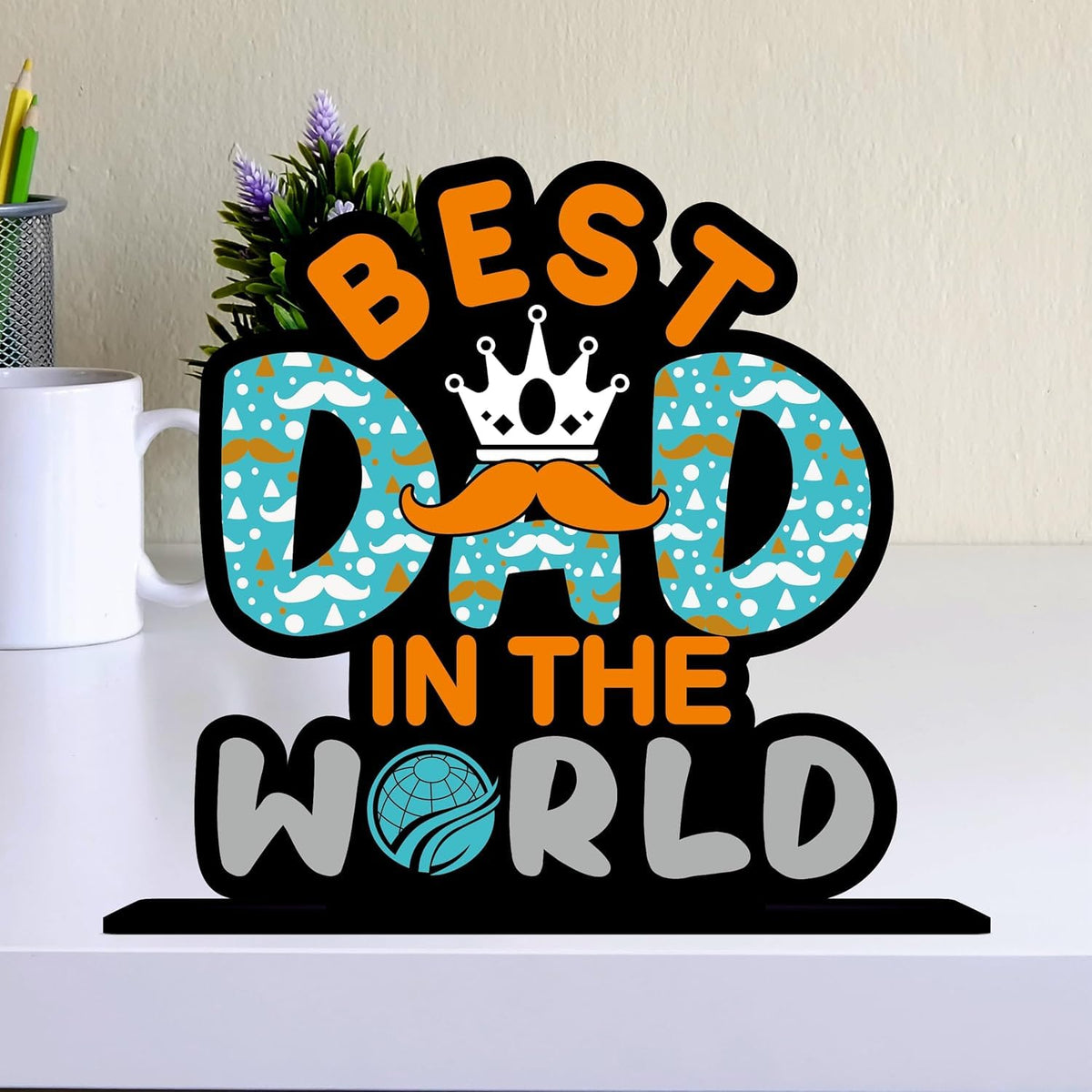 Zesta Best Dad Wooden Table Top Decor – image 2