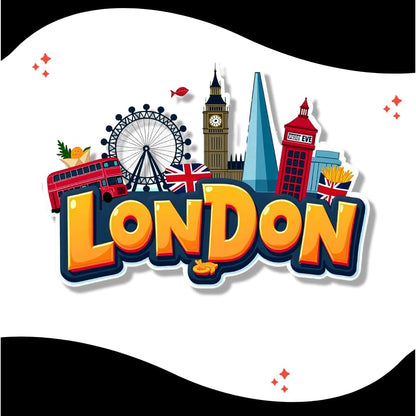 Zesta London wooden fridge magnet - image 2