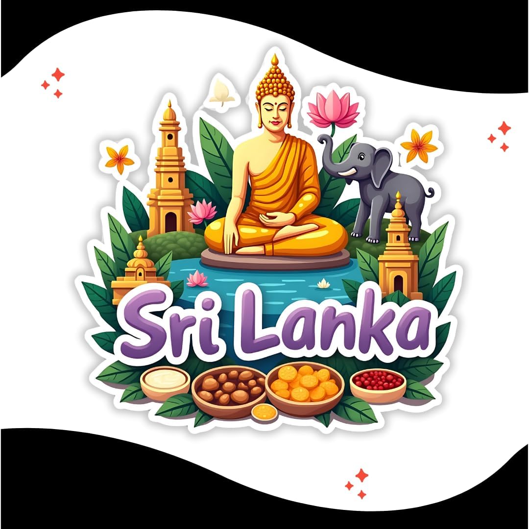 Zesta Sri Lanka wooden fridge magnet - image 2