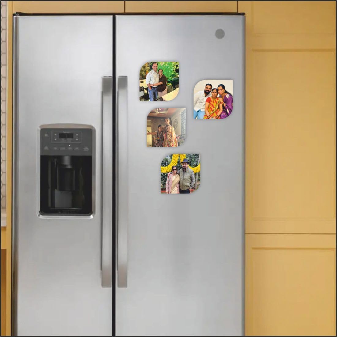 Zesta Abstract personalised photo fridge magnet - image 2