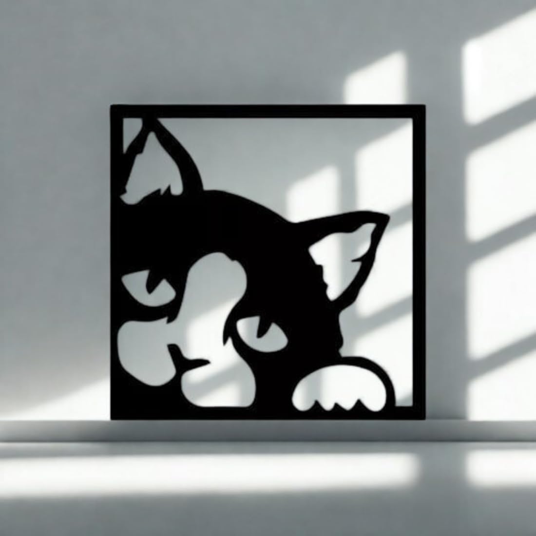 Zesta Single Cat MDF wooden wall hanging - image 2