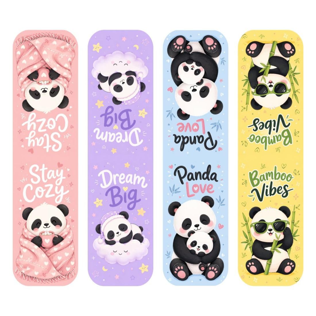 Zesta Panda New Magnetic Bookmarks – Set of 7 – image 2