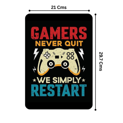 Zesta Gamer – Design 3 self-adhesive MDF wooden wall hanging - image 2