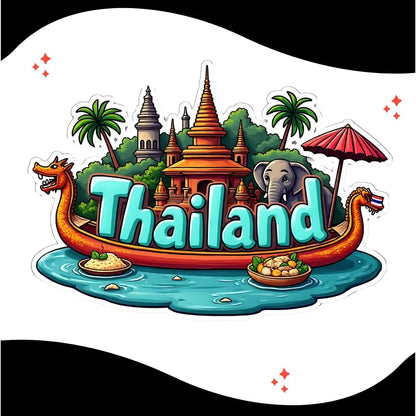 Zesta Thailand wooden fridge magnet - image 2
