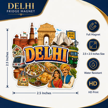 Zesta Delhi wooden fridge magnet - image 2