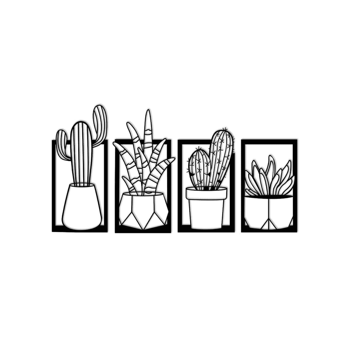 Otidge Plants MDF wooden wall hanging - image 2