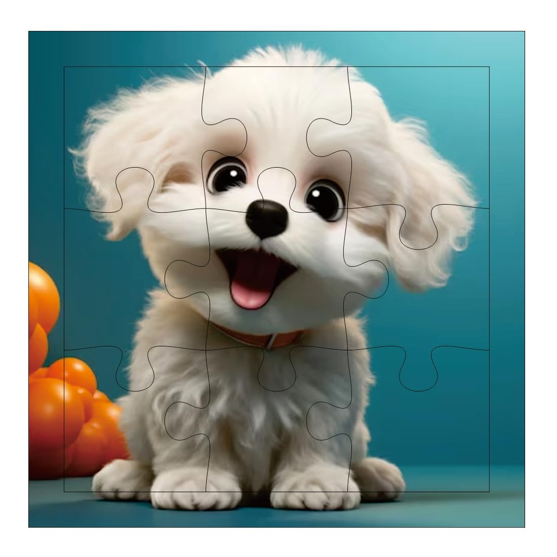 Otidge Dogs wooden jigsaw puzzles, pack of 4 - image 2