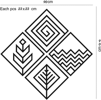 Zesta 4 Elements MDF wooden wall hanging - image 2