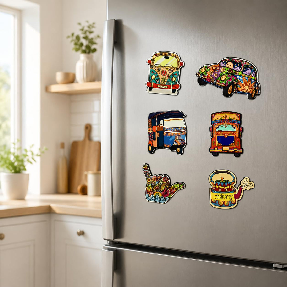 Zesta Indian Articles wooden fridge magnet - image 2