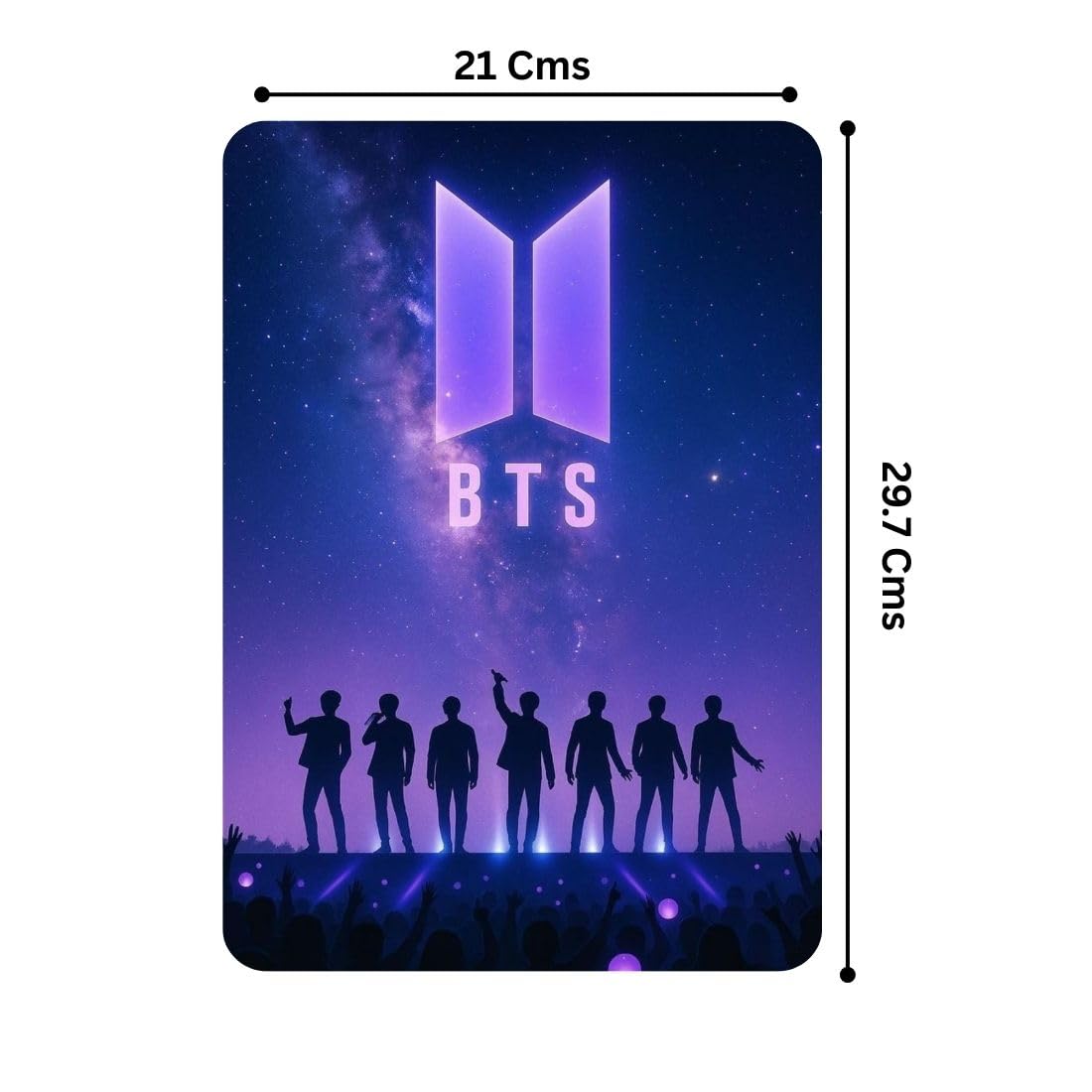 Zesta BTS self-adhesive MDF wooden wall hanging - image 2