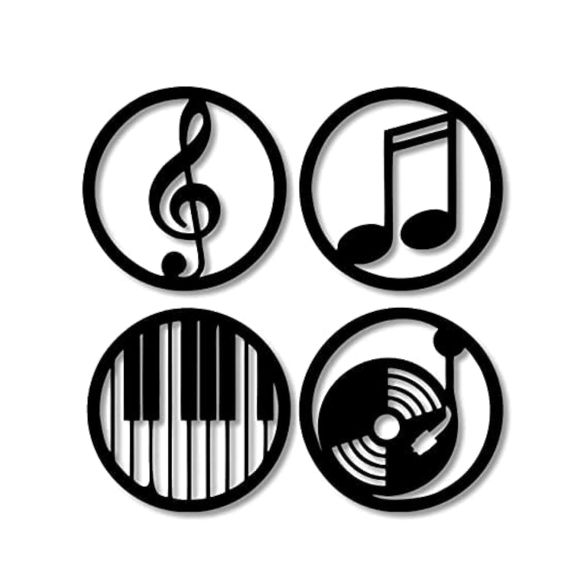 Zesta Music Love MDF wooden wall hanging - image 2
