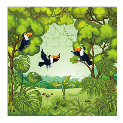 Otidge Birds wooden jigsaw puzzles, pack of 4 - image 2