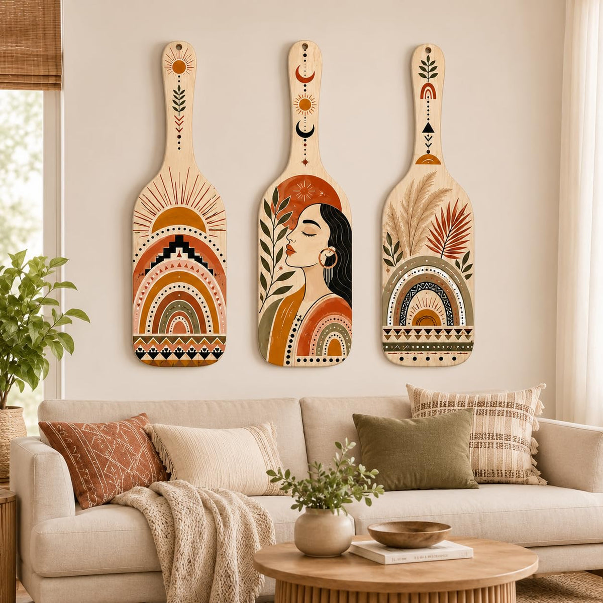 Zesta Abstract Spoon MDF wooden wall hanging - image 2