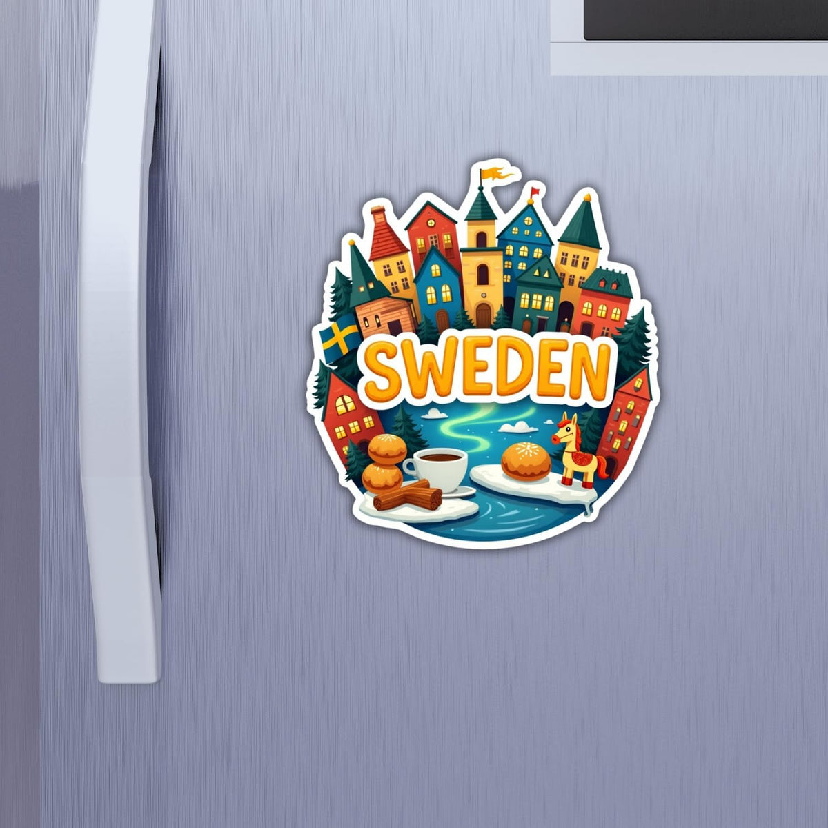 Zesta Sweden wooden fridge magnet - image 2