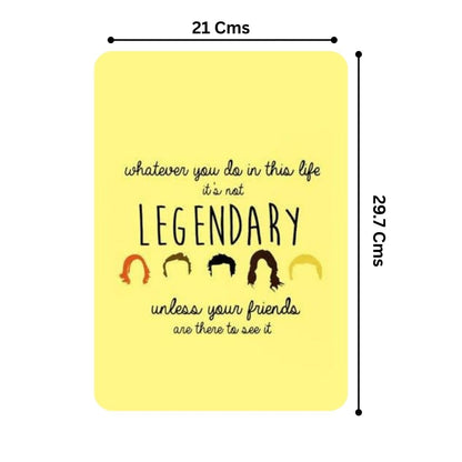 Zesta How I Met Your Mother – Design 2 self-adhesive MDF wooden wall hanging - image 2