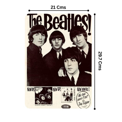 Zesta Beatles – Design 4 self-adhesive MDF wooden wall hanging - image 2