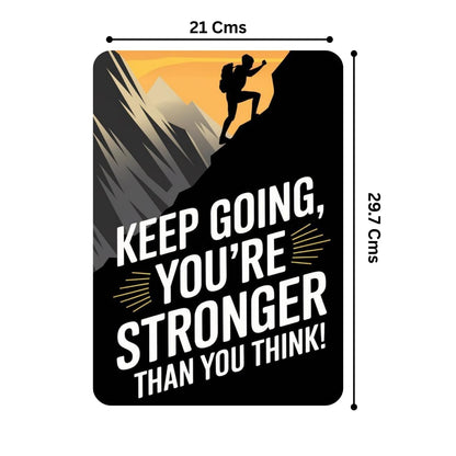 Zesta Motivational – Design 2 self-adhesive MDF wooden wall hanging - image 2