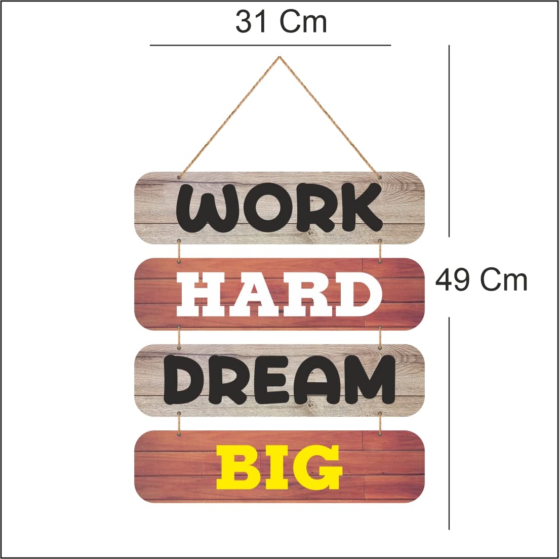 Zesta Dream Big MDF wooden wall hanging - image 2