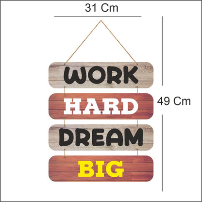 Zesta Dream Big MDF wooden wall hanging - image 2