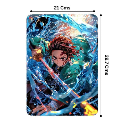 Zesta Demon Slayer – Design 6 self-adhesive MDF wooden wall hanging - image 2