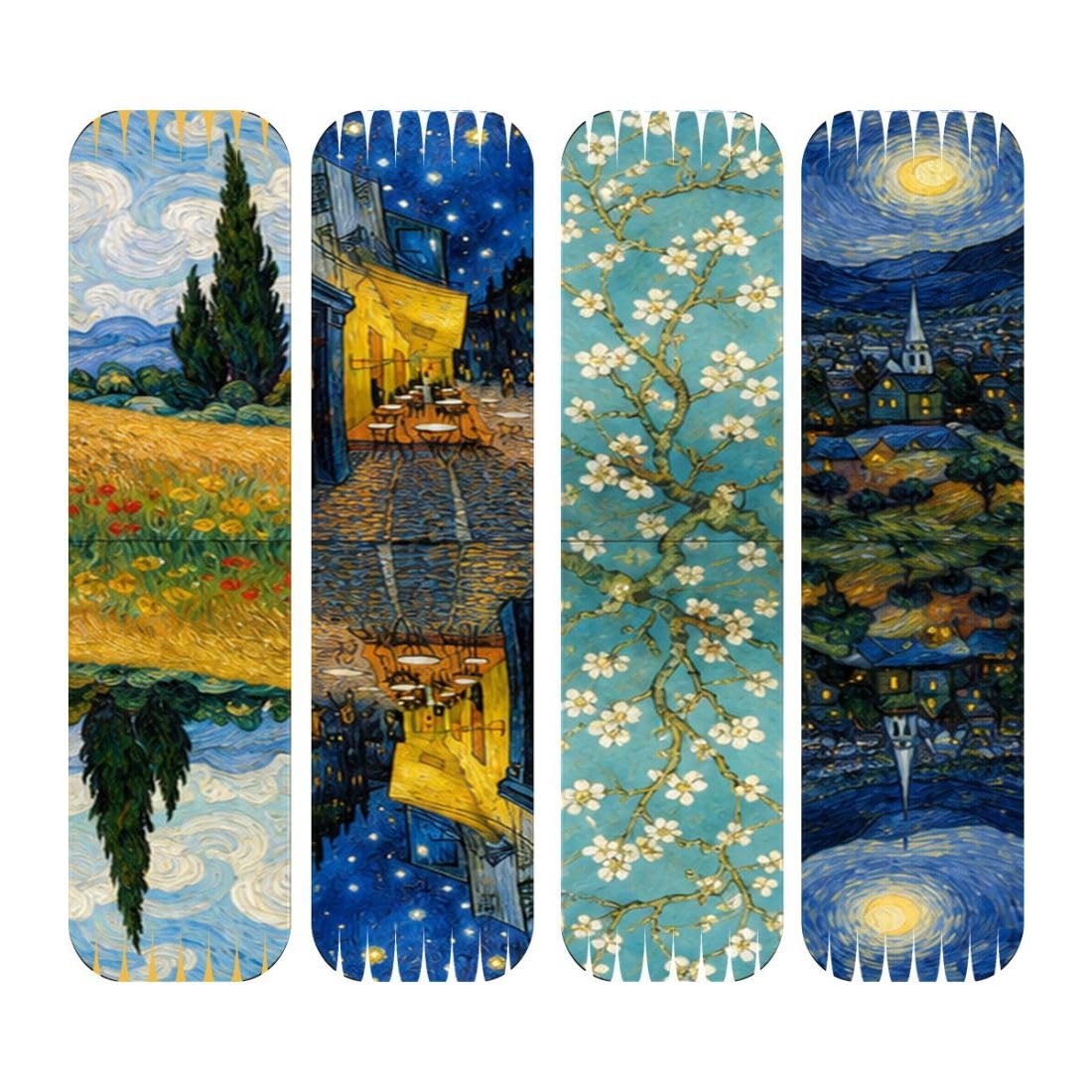 Zesta Van Gogh Inspired Magnetic Bookmarks – Set of 7 – image 2