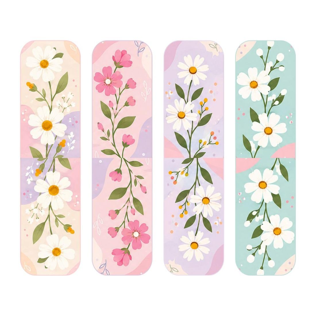Zesta Pastel Flowers Magnetic Bookmarks – Set of 7 – image 2