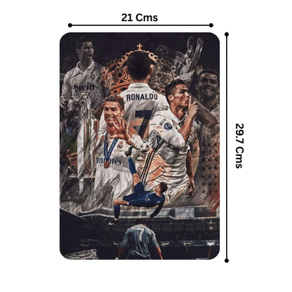 Zesta Ronaldo – Design 3 self-adhesive MDF wooden wall hanging - image 2