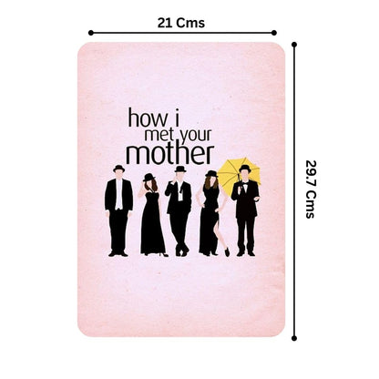 Zesta How I Met Your Mother self-adhesive MDF wooden wall hanging - image 2