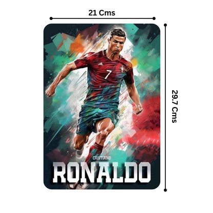 Zesta Ronaldo self-adhesive MDF wooden wall hanging - image 2