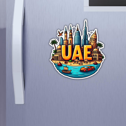 Zesta UAE wooden fridge magnet - image 2