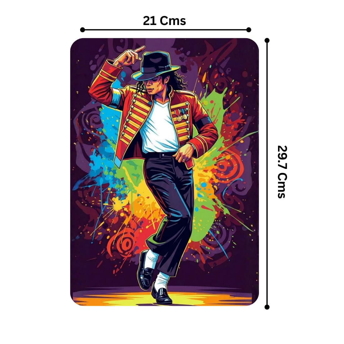 Zesta MJ self-adhesive MDF wooden wall hanging - image 2