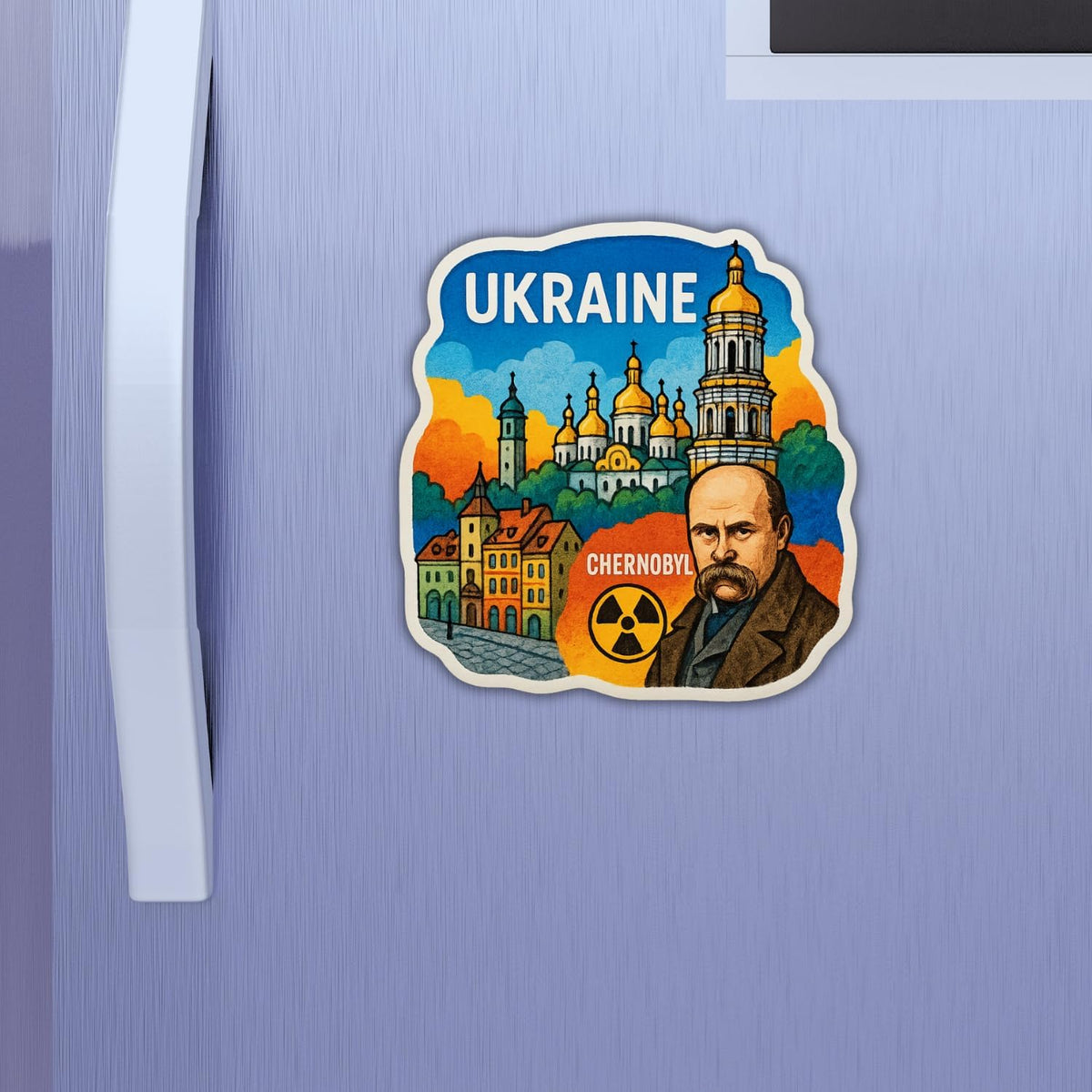 Zesta Ukraine wooden fridge magnet - image 2